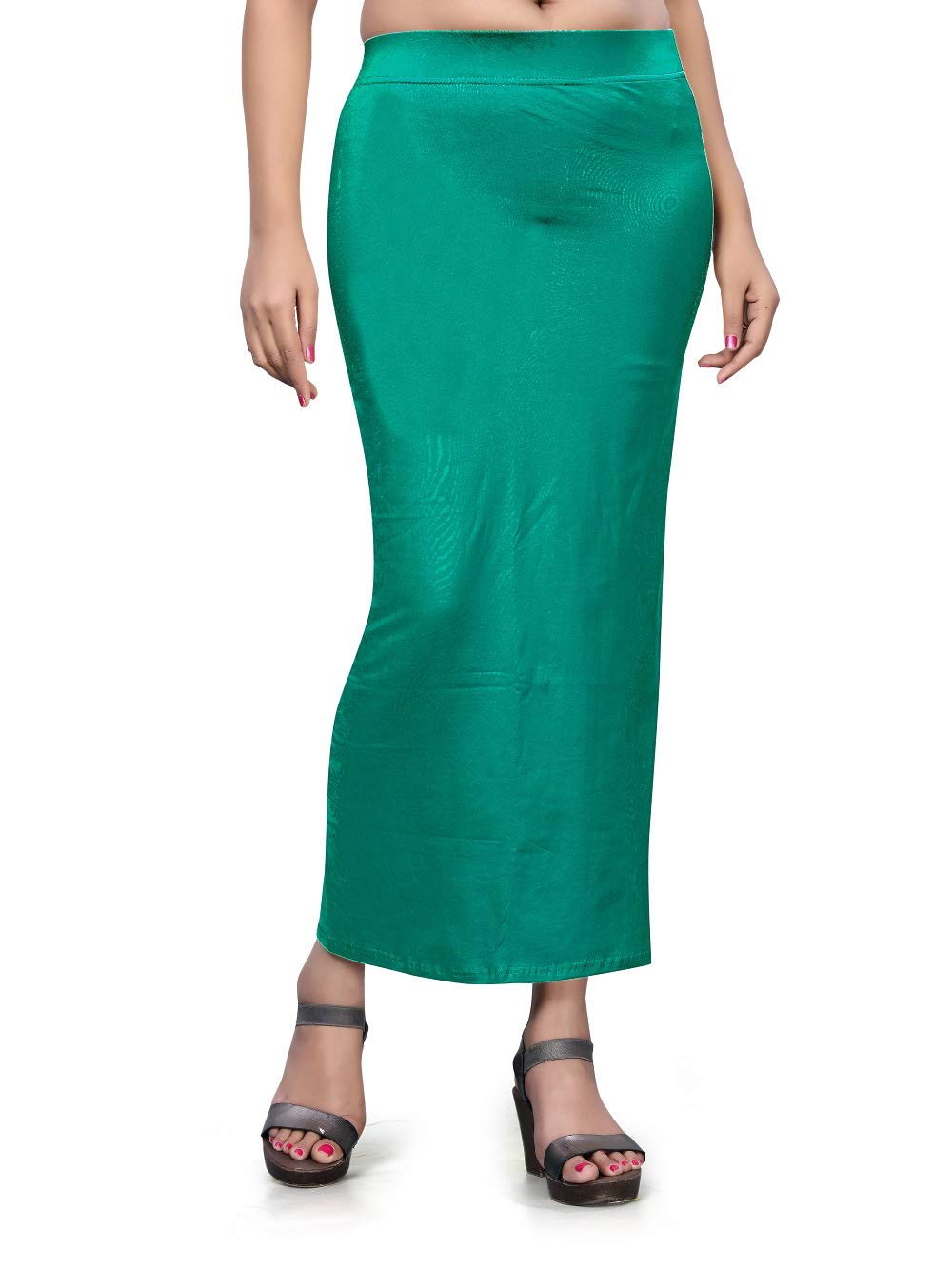 mehrang Stretchable Saree Shapewear Petticoat for Women, Cotton Blended,Petticoat,Skirts for Women,Shape Wear Dress for Saree Rama-picture-32