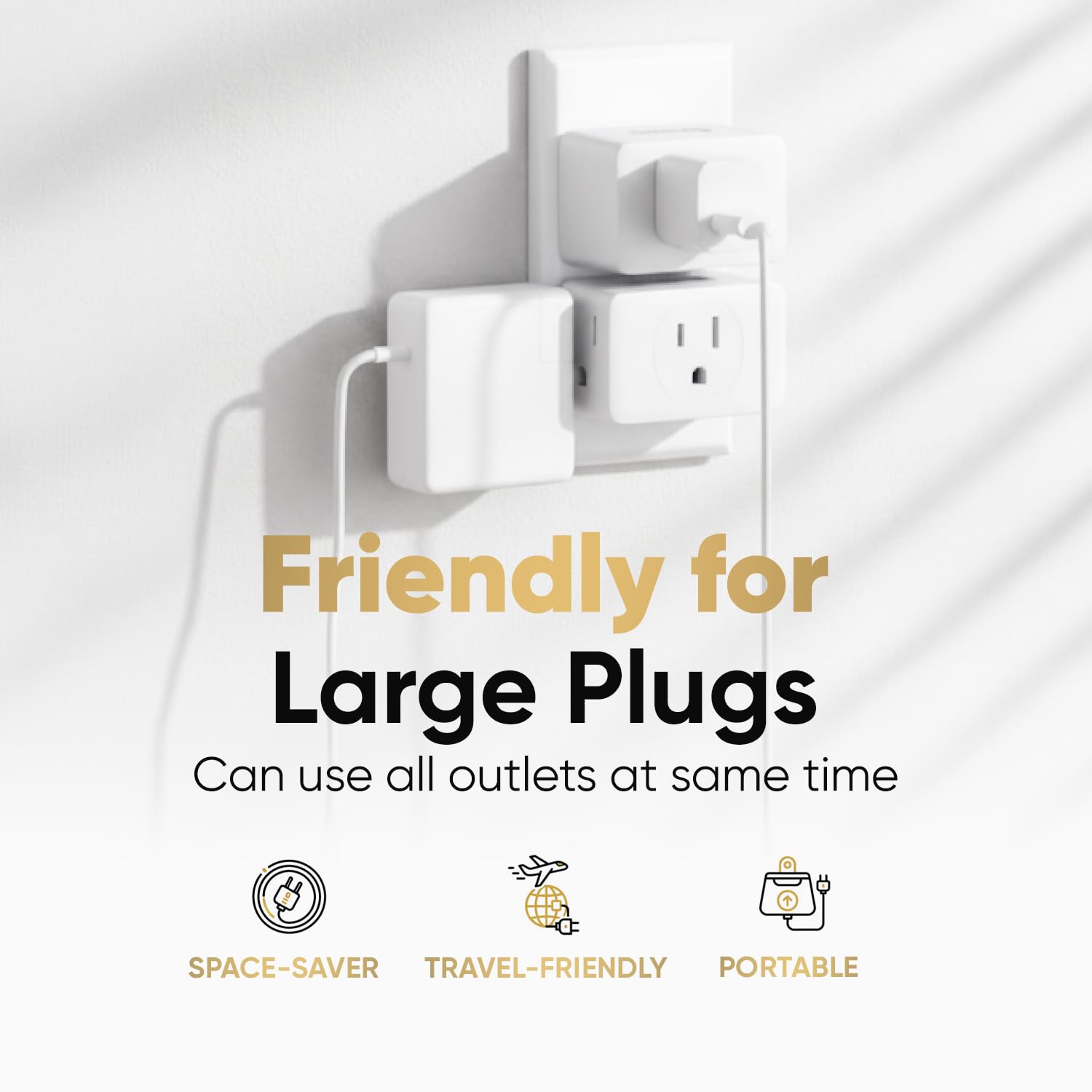 Unidapt Outlet Splitter - 2 Pack -5 Unidapt Outlet Splitter - 2 Pack -5