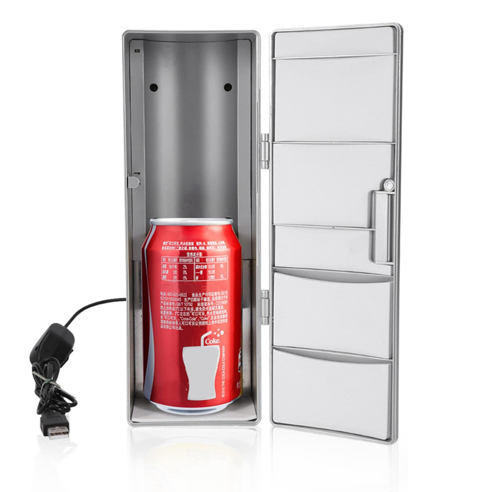 Frigo Da Bancone Per Bevande Mini Frigorifero Portatile USB, Frigo