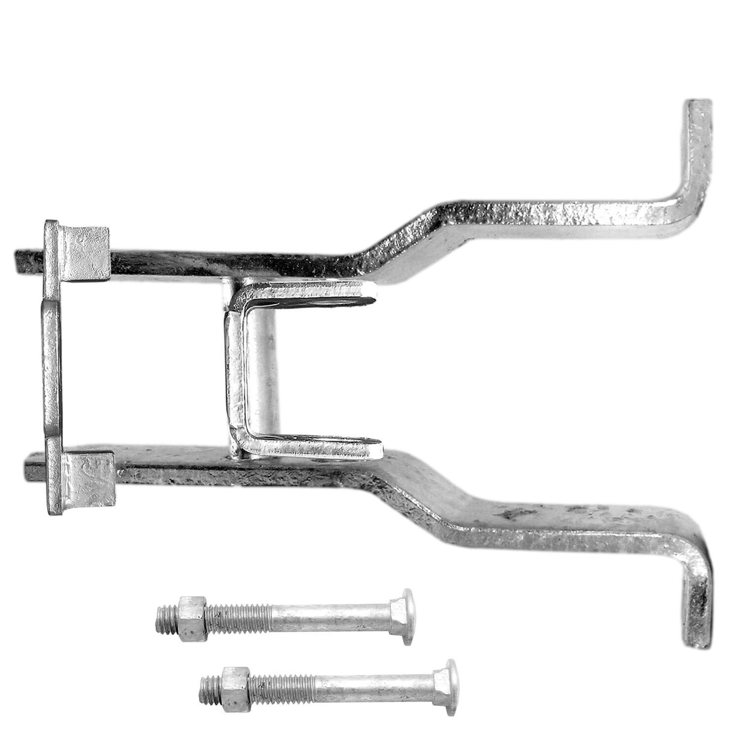 Jake Sales Pestillo de fulcrum de puerta única para valla de eslabones de cadena de 2-1/2 pulgadas. Se adapta a marcos de puerta de 1-5/8 pulgadas o 1-7/8 pulgadas. Se cierra a poste de 2-1/2