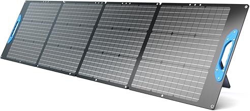 ENERNOVA 200W Panneau Solaire, Pliable, étanche IP68, Module Solaire avec MC-4, Chargeur Solaire Durable, Panneau Solaire Monocristallin pour Camping-car, Camping-car, Voyage