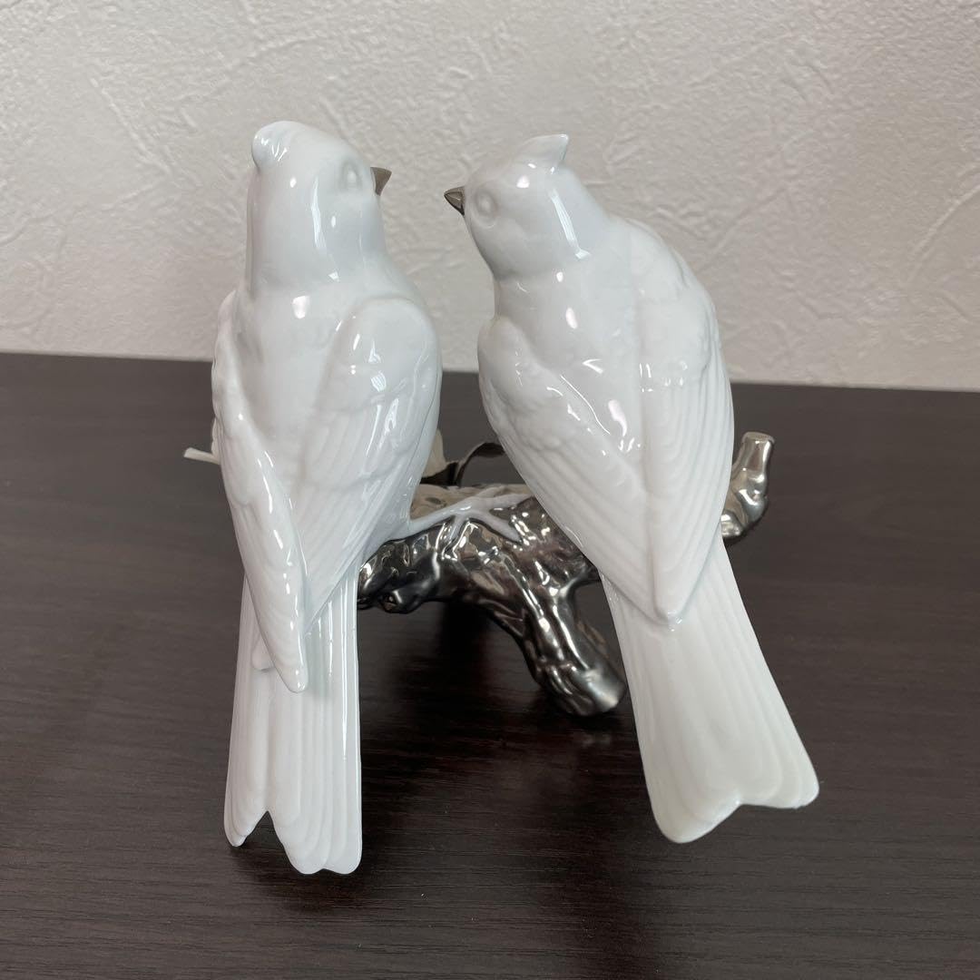 Amazon.co.jp: リヤドロ 小鳥のデュエット(Re-Deco) 一部欠けあり 鳥 