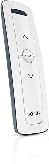 Somfy Situo 1 Pure Remote - 1 Channel RTS Remote for Somfy Blinds, Shades, SunSetter Awning - Omni-Directional Remote Control - mySomfy Saves Your Favorite Position - Clean White Tone - #1870571