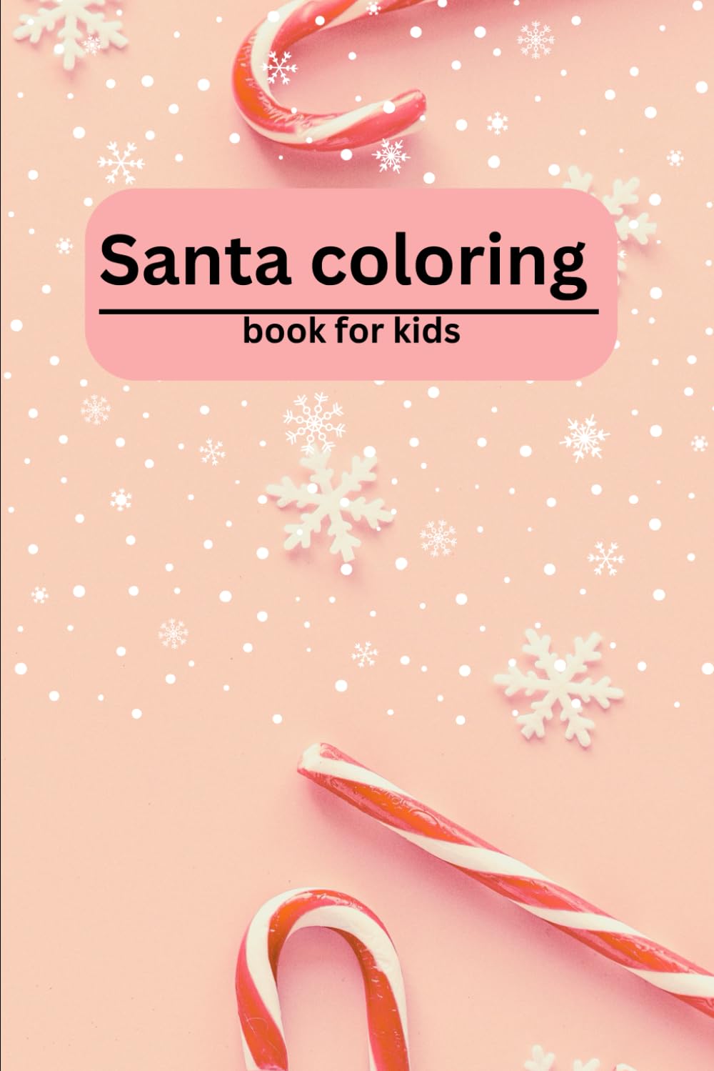 Santa coloring book for kids