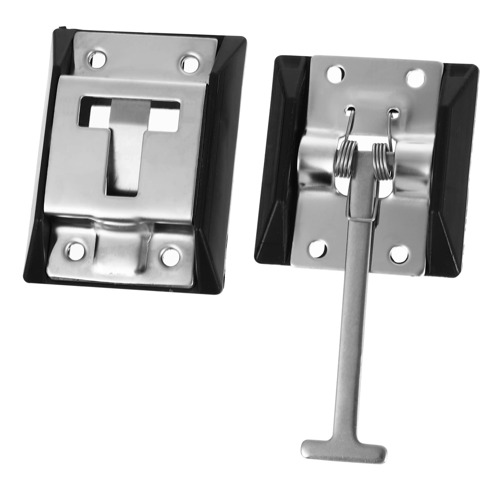 HEALEEP Stainless Steel Air Hook Replacement Catch Camper Door Holder Van Door Retainer Product Trailer Item Style from Entrance Camping Blocker Holds Exterior Keep Simple Silver