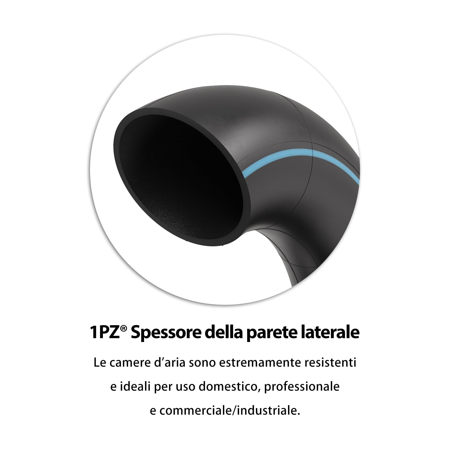 1PZ IT1-C5F 4.10/3.50-4 4PR Pneumatico con Camera d'Aria Compatibile con Carrelli da Trasporto, Rimorchi, Carrelli da Giardino a 4 Ruote Giardino Spazzaneve Tosaerba Generatore Moto Scooter