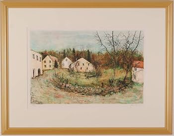 Amazon.co.jp: フランス 風景画 絵画 リトグラフ 版画 ベルナール