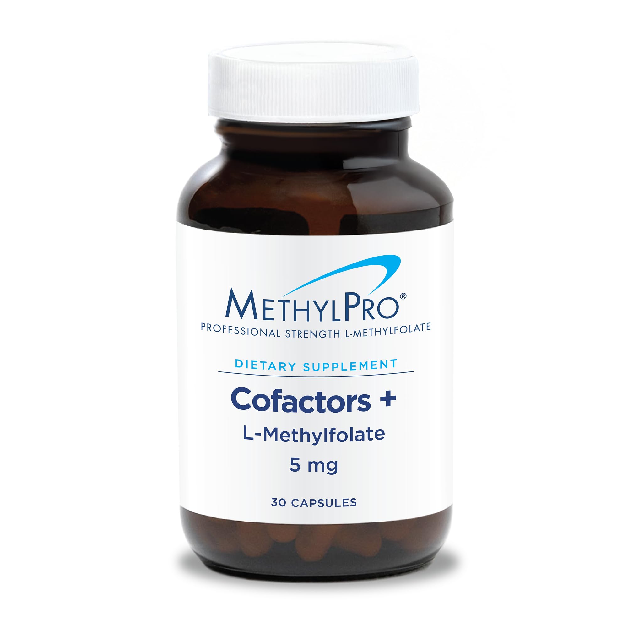 MethylPro L-Methylfolate 5 mg + Cofactors - L Methyl Folate Supplement for Women & Men, Methylated Vitamin B9 (5-MTHF) with B6 and B12 for Brain Health, Focus, and Calm - 30 Capsules (Pack of 1)