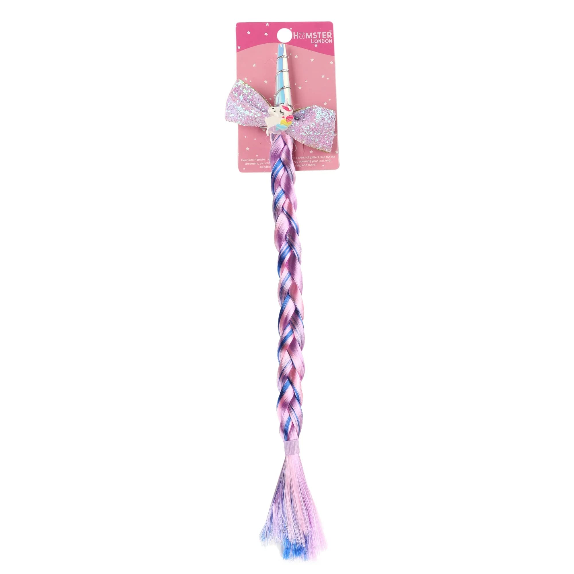 HAMSTER LONDON Cute Unicorn Pony Tail Hair Clip For Girls, Hair Accessories For Girls (Pack of 1) (B0BXXPX943) Amazon Price History, Amazon Price Tracker