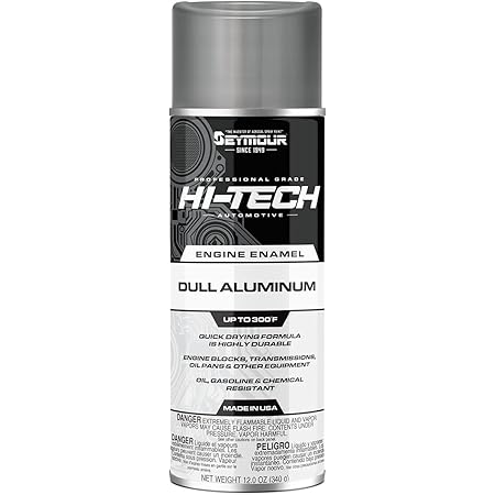 Amazon Com Seymour En 71 Hi Tech Engine Spray Paint Dull Aluminum 12 Ounce Pack Of 1 Automotive