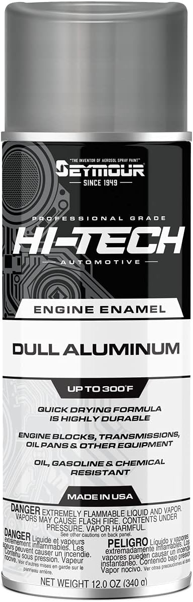 Amazon Com Seymour En 71 Hi Tech Engine Spray Paint Dull Aluminum 12 Ounce Pack Of 1 Automotive