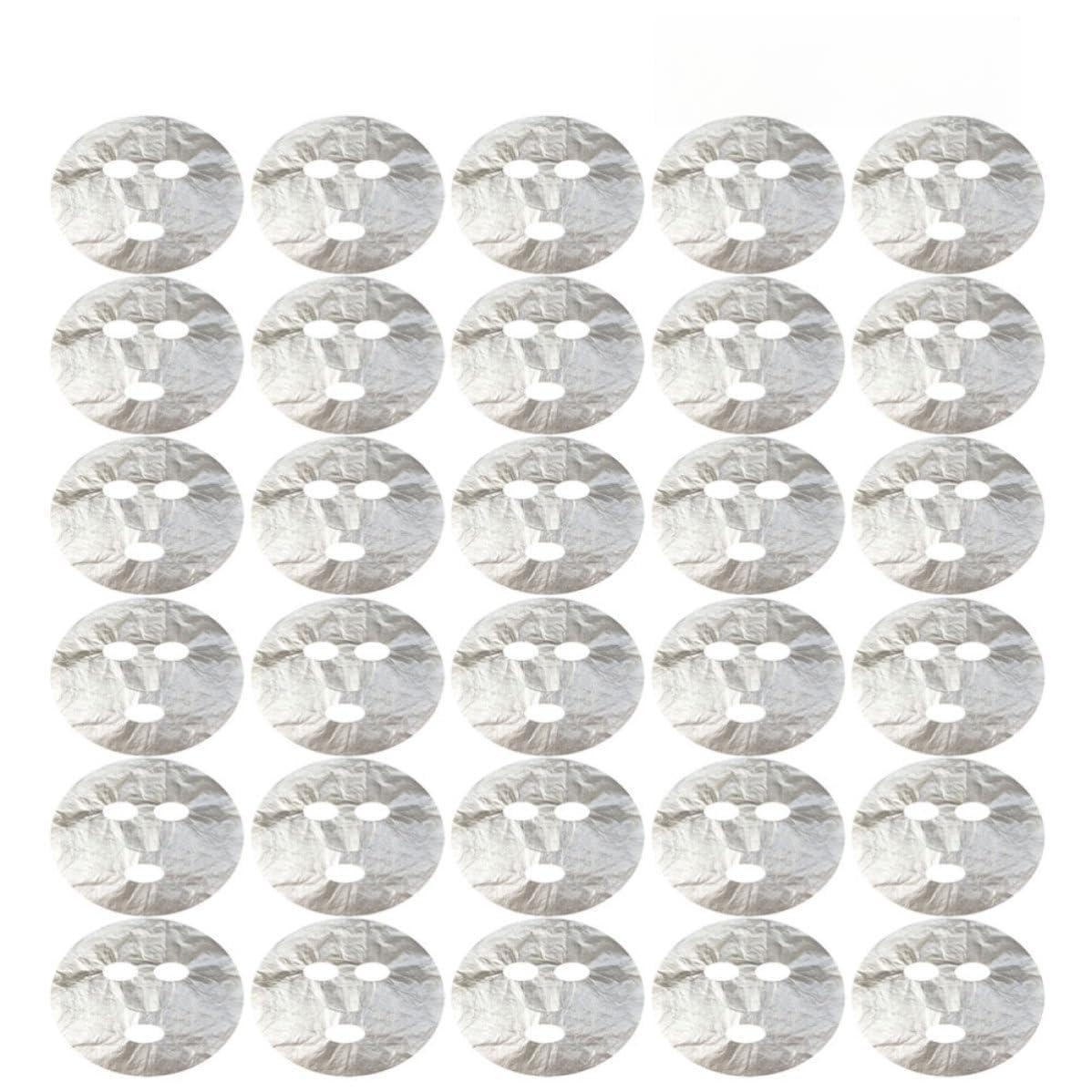 balacoo Disposable Plastic Facial Mask Sheets 200 Pcs PE DIY