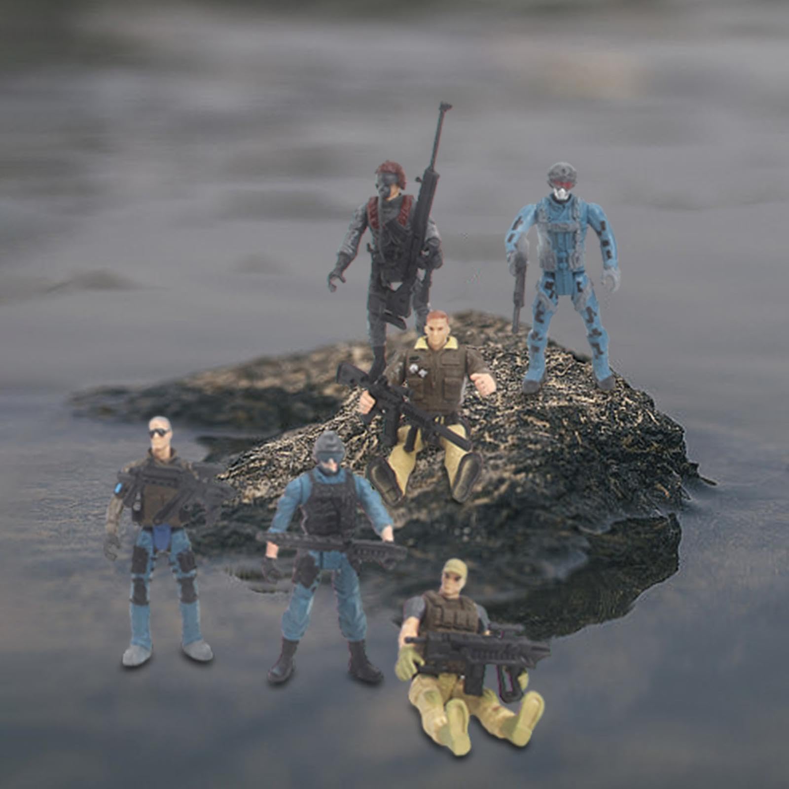 Amazon.co.jp: Freneci 6 個 1/18 アクションフィギュアモデルおもちゃ