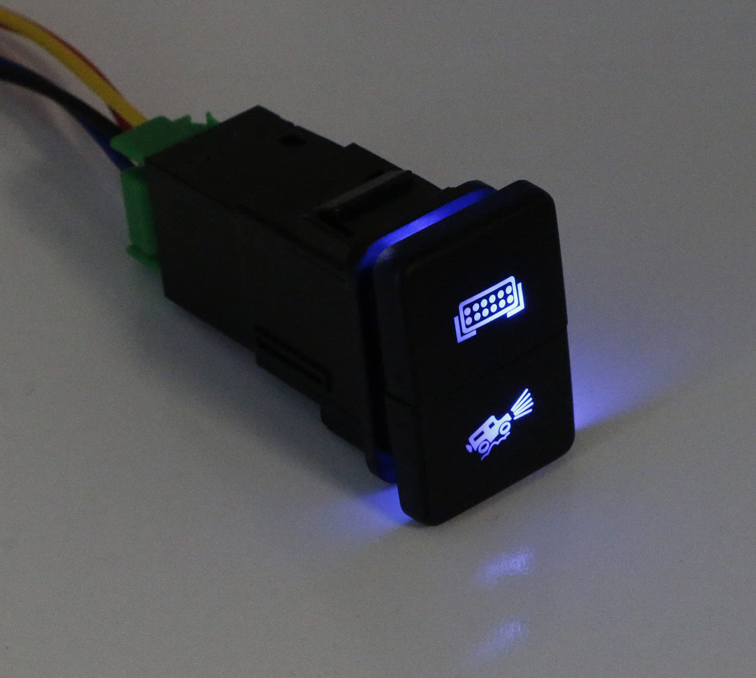 Amazon.com: iJDMTOY 33x22mm 12V Dual Push Button Switch w