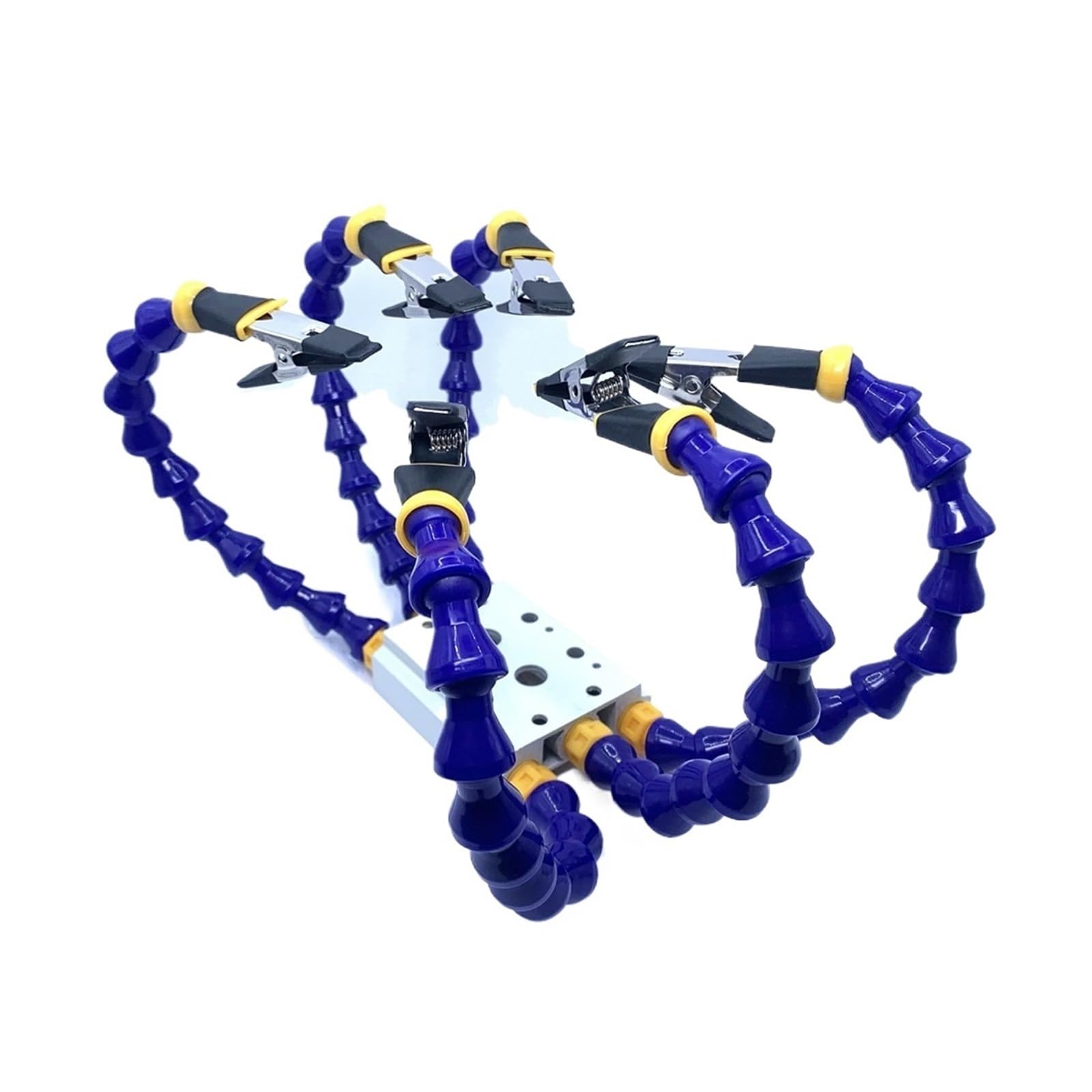 Universal Octopus Soldering Iron Third Helping Hands Bench Vise Table Clamp with Flexible Arms for TS101/100 PINE64(6pcs Arms)