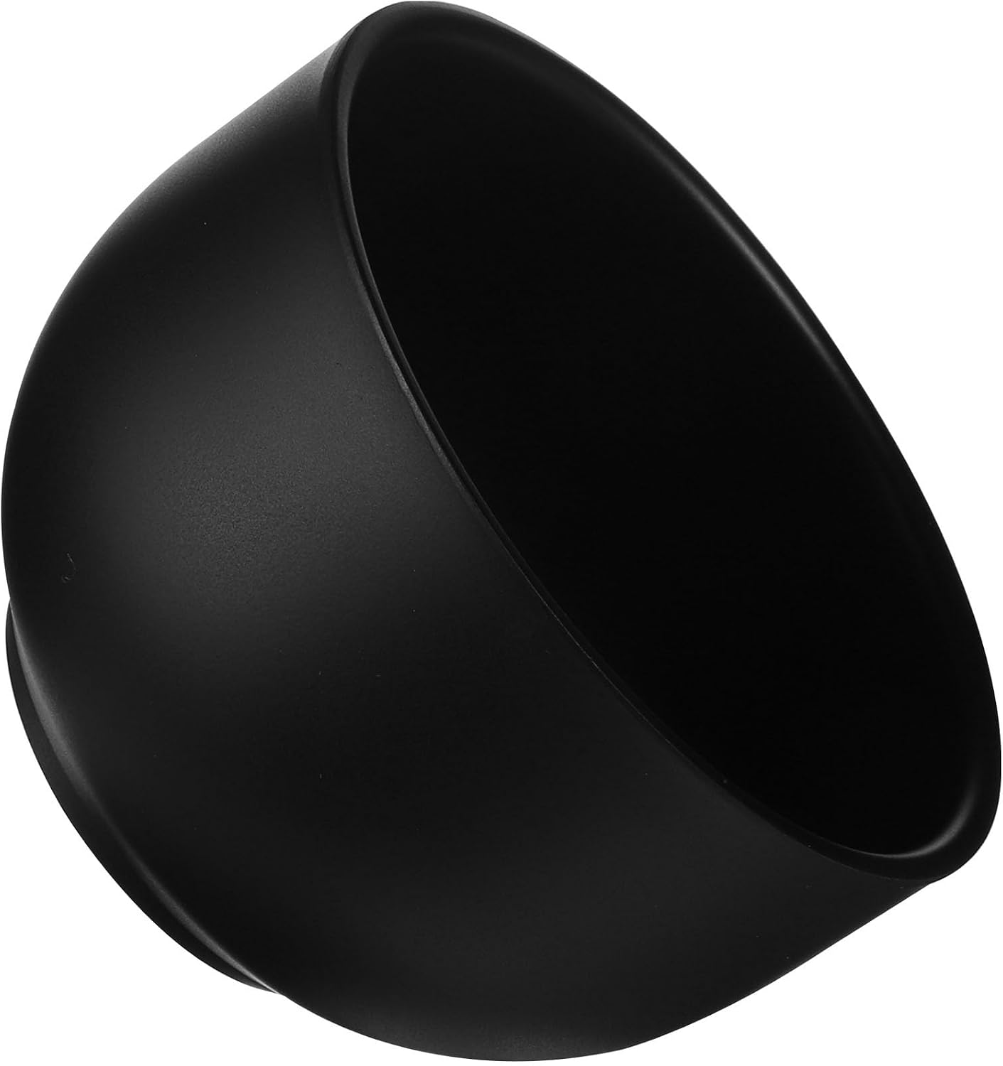 Black Stainless Steel Shaving Soap Bowl with Lid Small Double-layer Metal Shave Mug for Men Wet Shave Cream Container Sturdy Face Cleansing Accessory