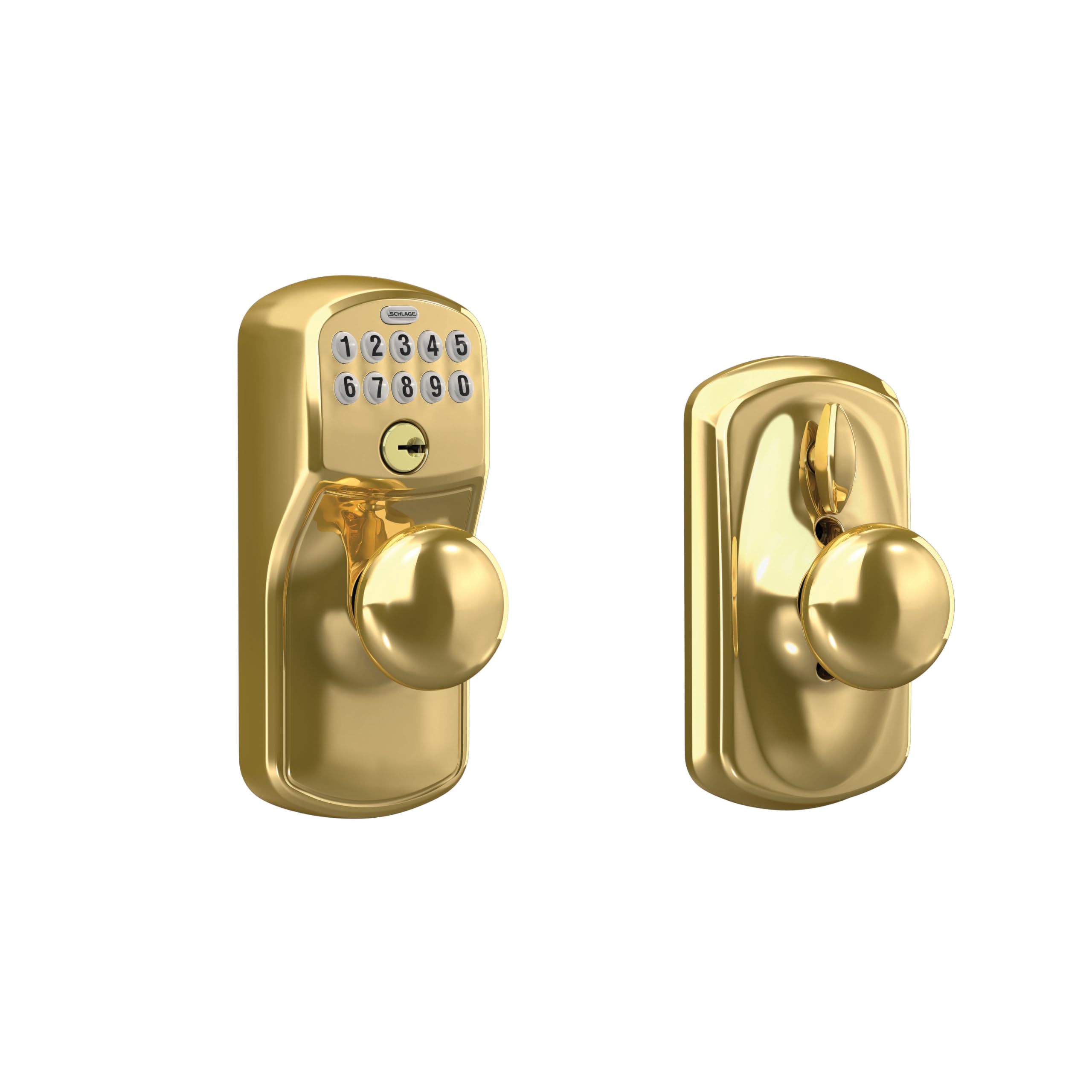 Schlage Keypad Lock - Keyless Entry, Antique Brass -19 Schlage Keypad Lock - Keyless Entry, Antique Brass -19