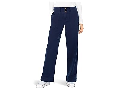 Liverpool Los Angeles Utility Patch Pocket Wide Leg Mid-rise Pants Women