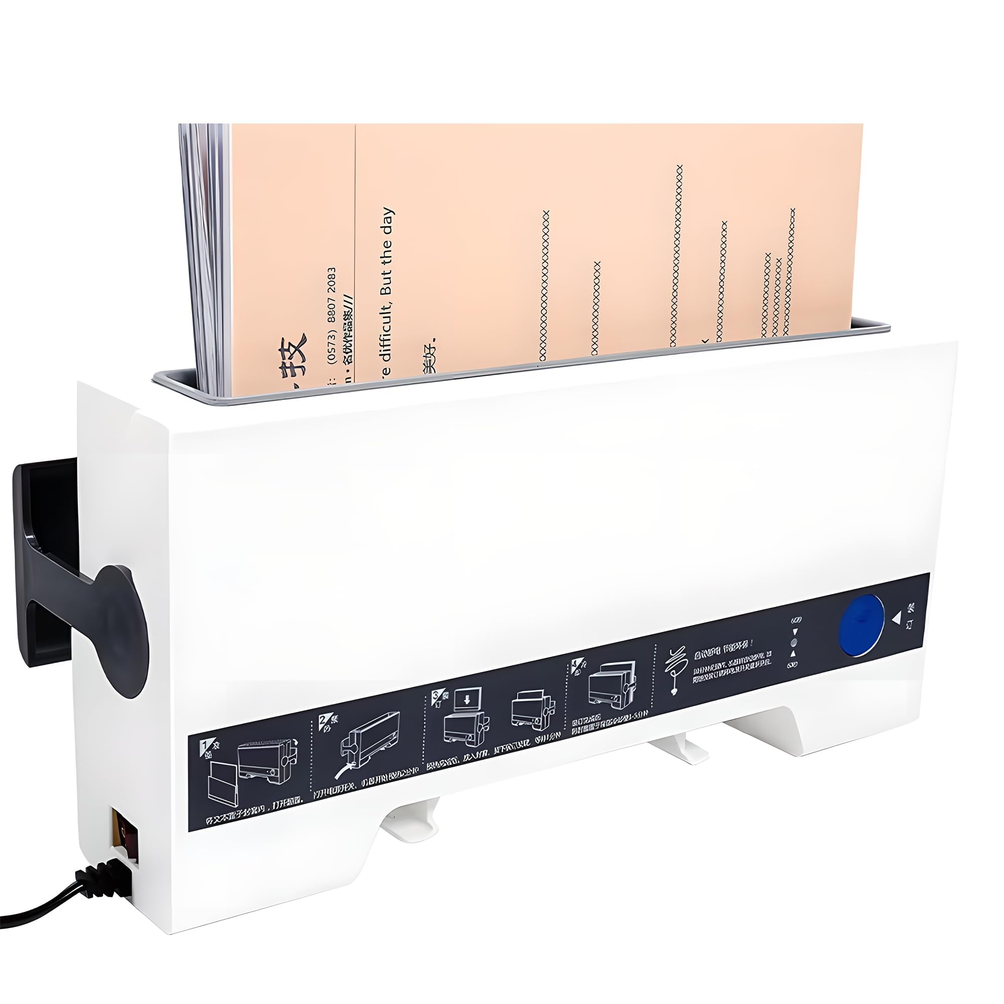 Rilegatrice termica per capacità di 280 fogli, ideale per rilegatura di libri fai da te, quaderni, riviste, album fotografici, relazioni e rilegatura di documenti
