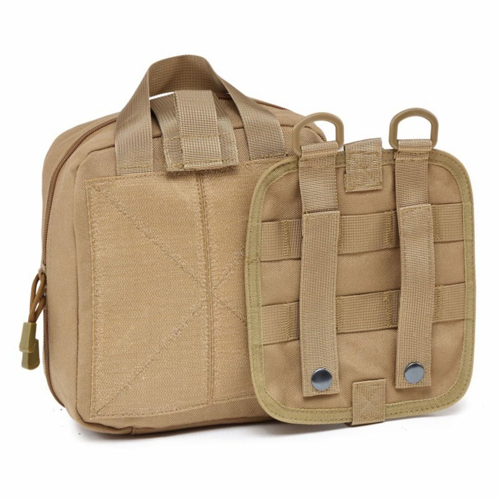 Lot De 2 Pochettes De Premiers Secours Robustes Et Utilitaires, Détachables, en Nylon 1000D Tactique IFAK, Idéales for Les Intervenants, Les Ambulanciers, Les Soldats