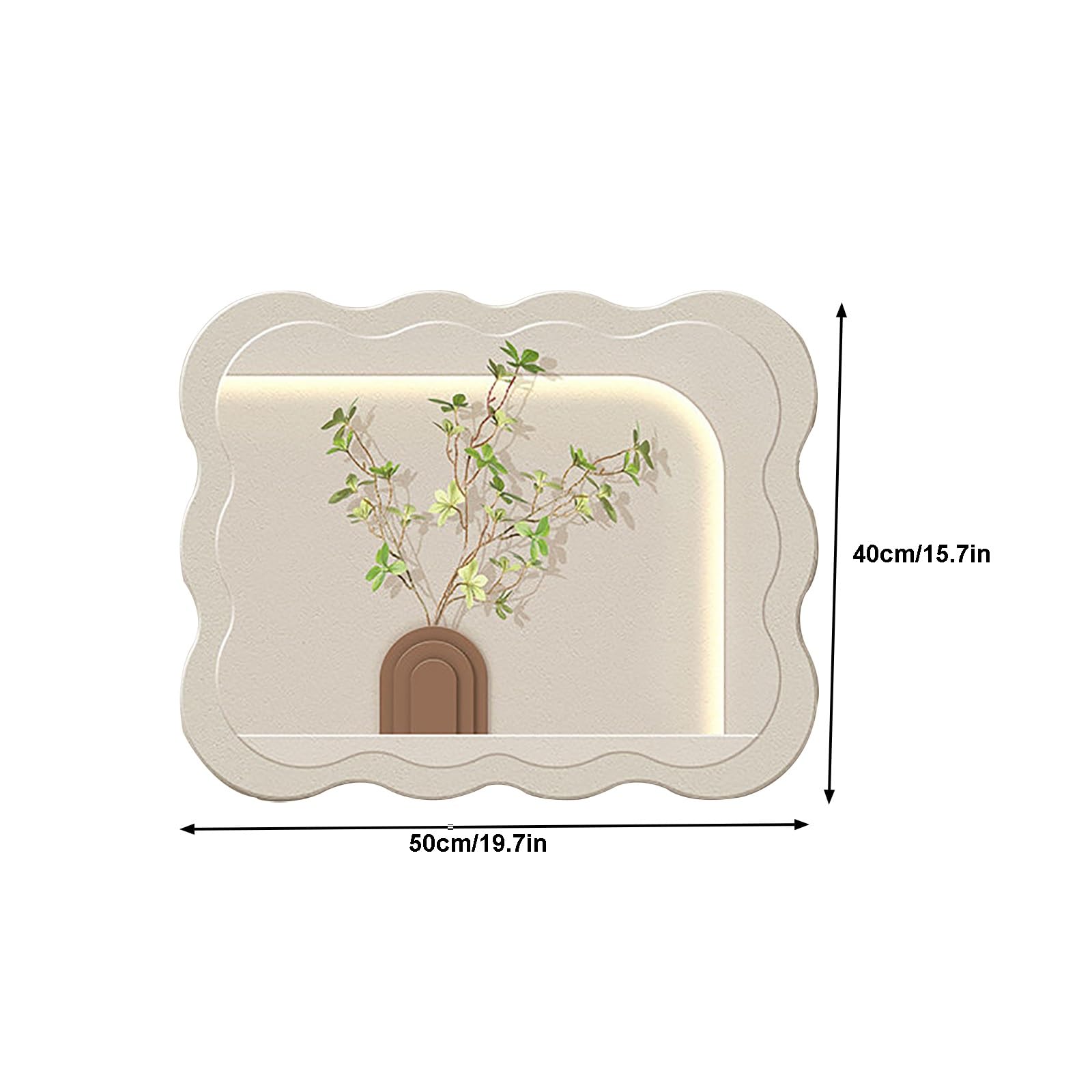 Copri Quadro Elettrico Decorativo, Senza Bisogno di Fori, Copertura Magnetica per Pannello Elettrico, Decorazione da Parete(50x40 cm/19.7x15.7 in)