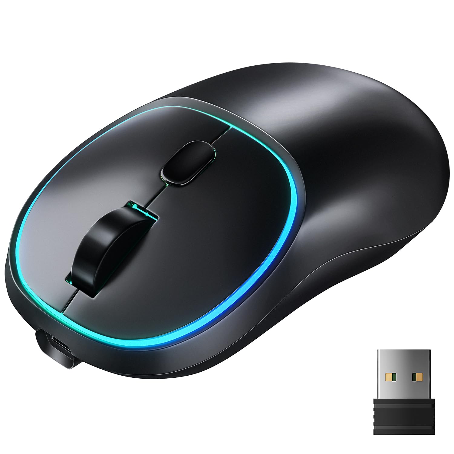 Amazon | マウス bluetooth 無線 【マルチ接続・Bluetooth5.2】 ワイヤレスマウス 3段階dpi切替 2.4GHz ...