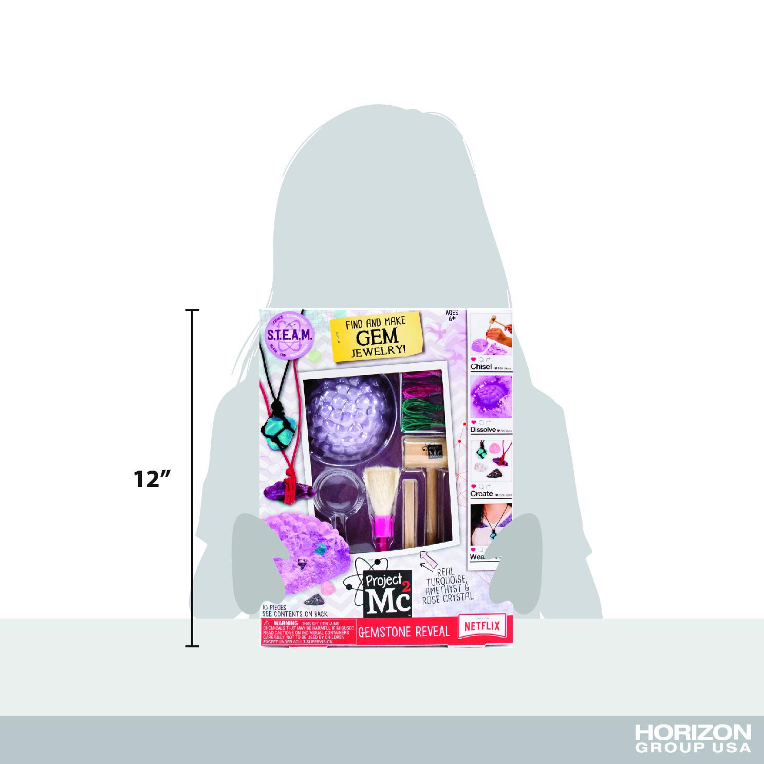 Amazon.com: Project MC2 Gemstone Reveal Stem Science Kit by