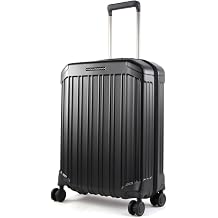 Piquadro - Polycarbonate Cabin Trolley 4 Wheels - Unisex - Matte Black
