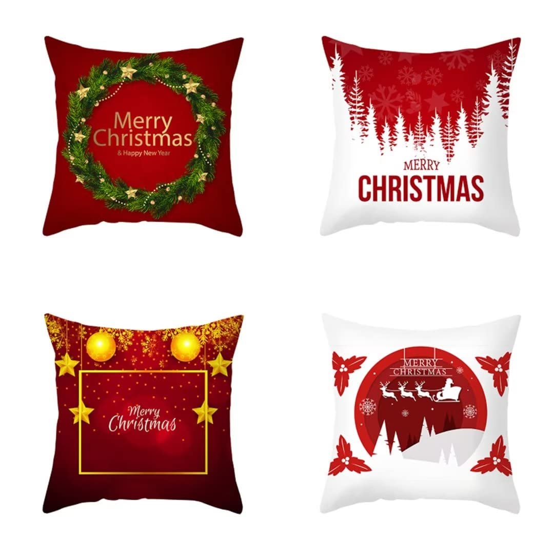 Housse de coussin Noël 40x40 cm : sublimez votre canapé pour les fêtes
