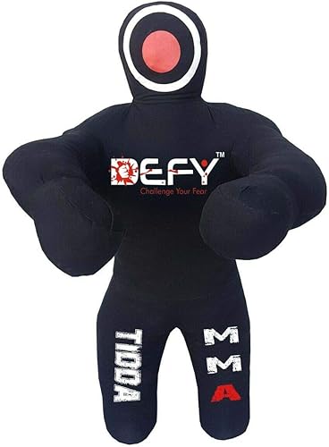 Miniatura 2 de DEFY Tidda Modelo Jiu Jitsu brasileño 39.4 in versión para niños Grappling Dummy Grueso Lona MMA Lucha Judo Dummy Bag Dummy Punching Kick Boxing