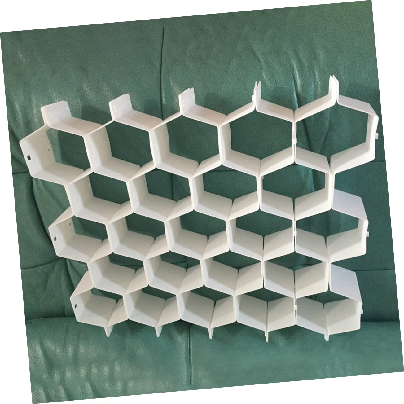 STOBOK 2sets Divisori per Plastica Design Nido d Ape Divisore per Combinazione Libera per Trucco Calzini Intimo
