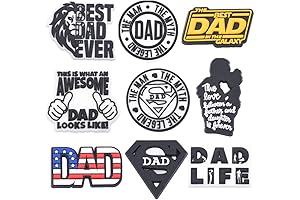 Dad Jibbitz for Crocs: Celebrating Fatherhood with Colorful Charm