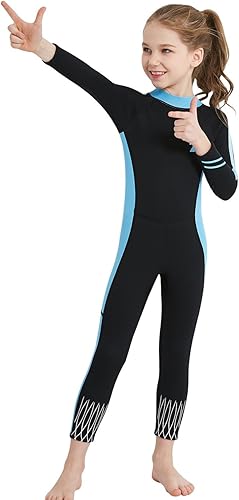 Miniatura 5 de DIVE & SAIL Traje de baño térmico de una pieza de manga larga para niños de 0.098in con protección UV