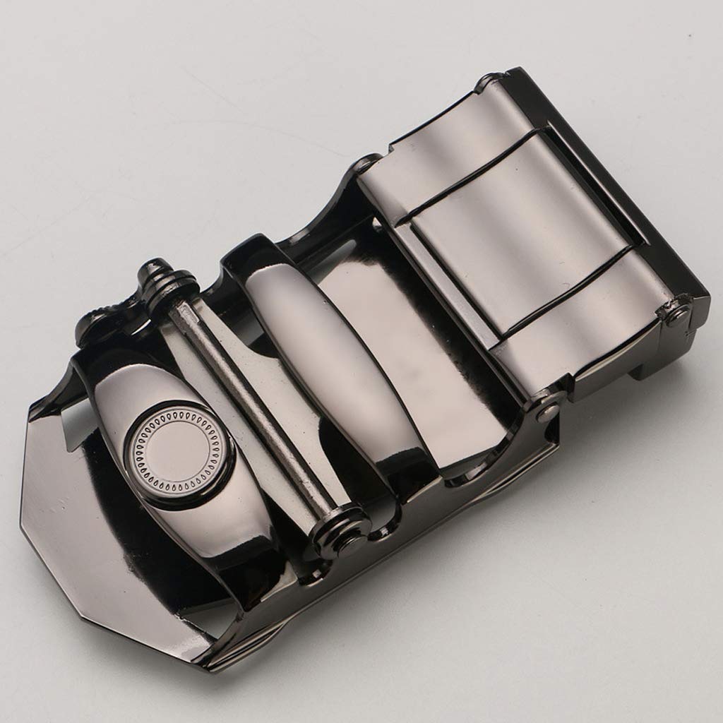Hebilla de cinturón de trinquete para hombre, hebilla deslizante automática para correa de cinturón de 35 mm 1