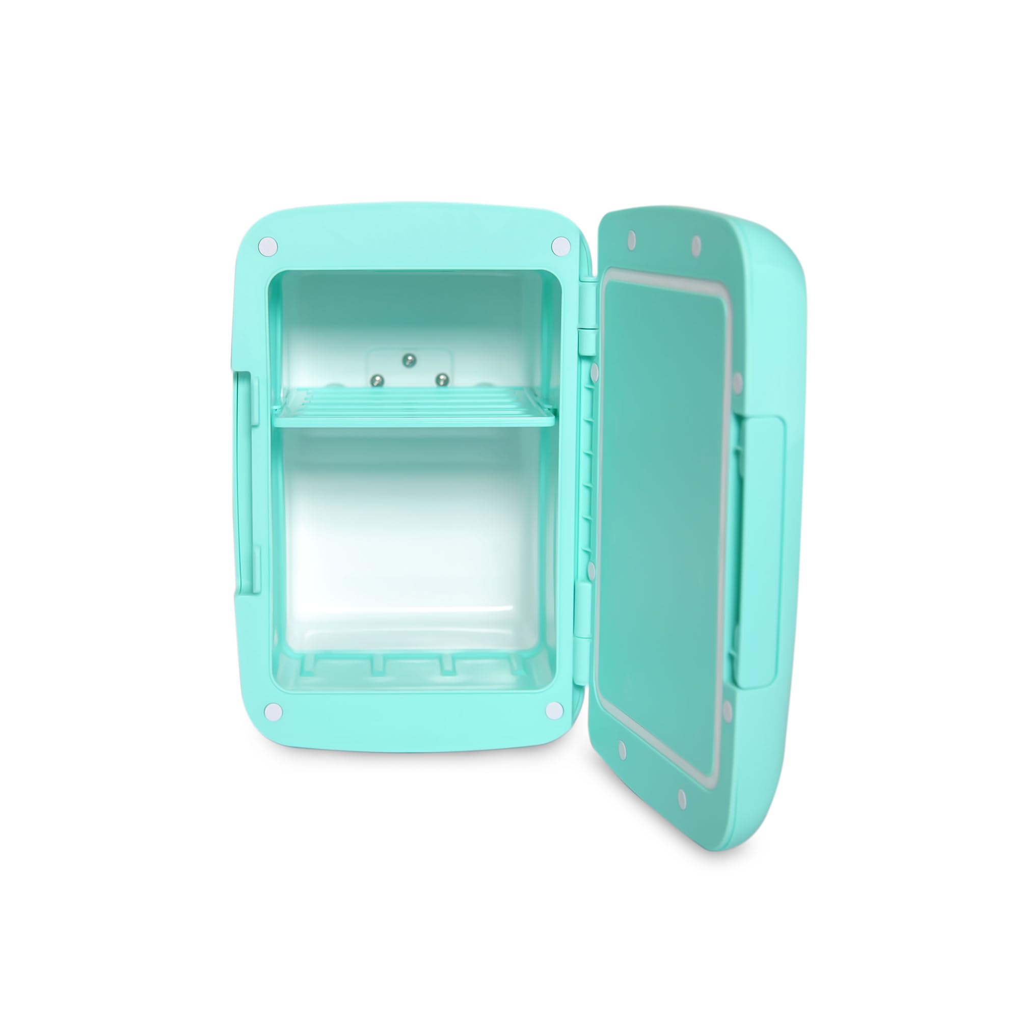 EmersonEFC-5000 Portable Mini Fridge Cooler for 6 Cans, Compact 4L Capacity, Lightweight Design, AC/DC Power Compatibility, and Removable Shelf – Perfect for Home, Office, Dorms, and Travel