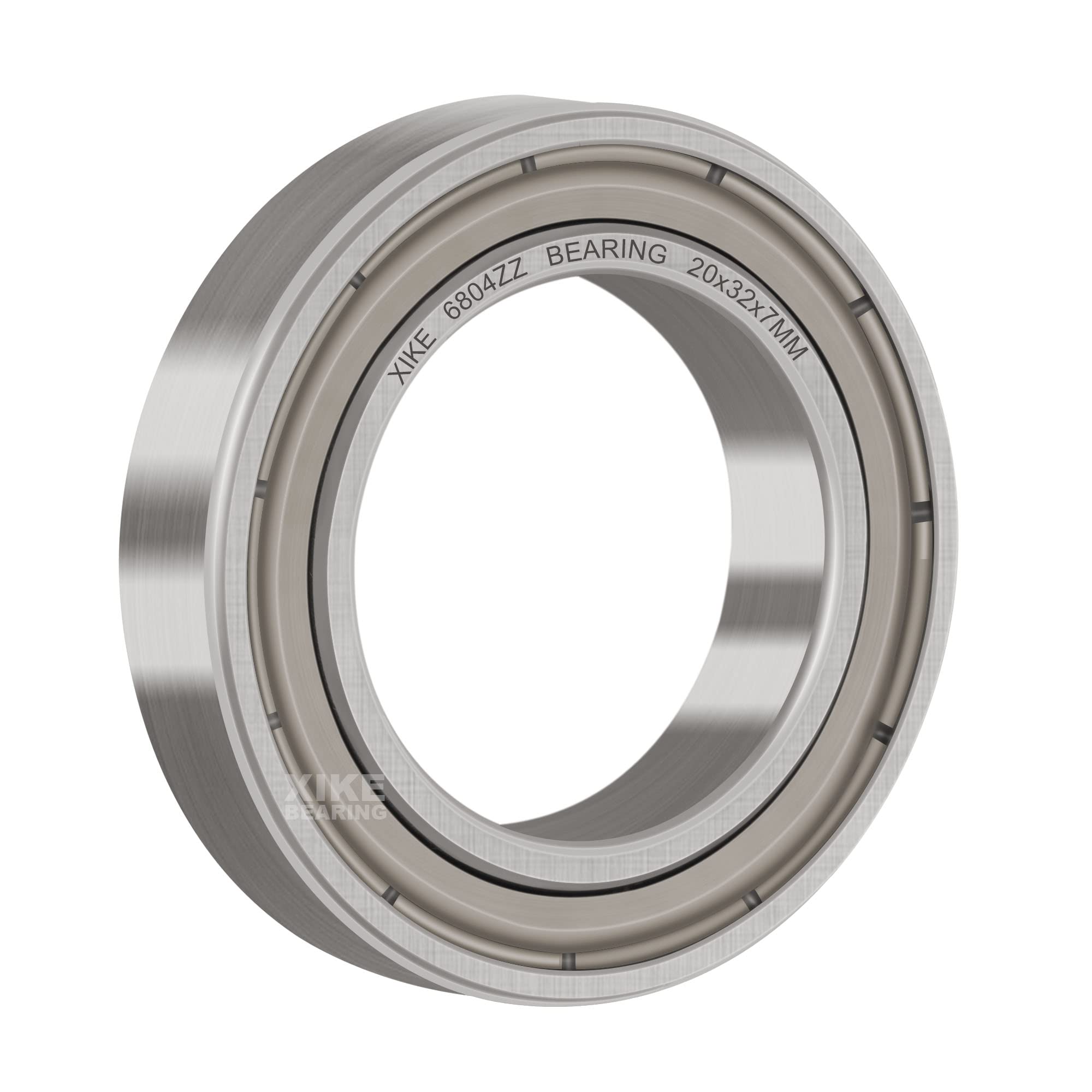 XiKe 4 Pièces Roulements à Billes 6800ZZ 10x19x5mm Scellés - Acier Chromé Prélubrifiés Double Étanchéité