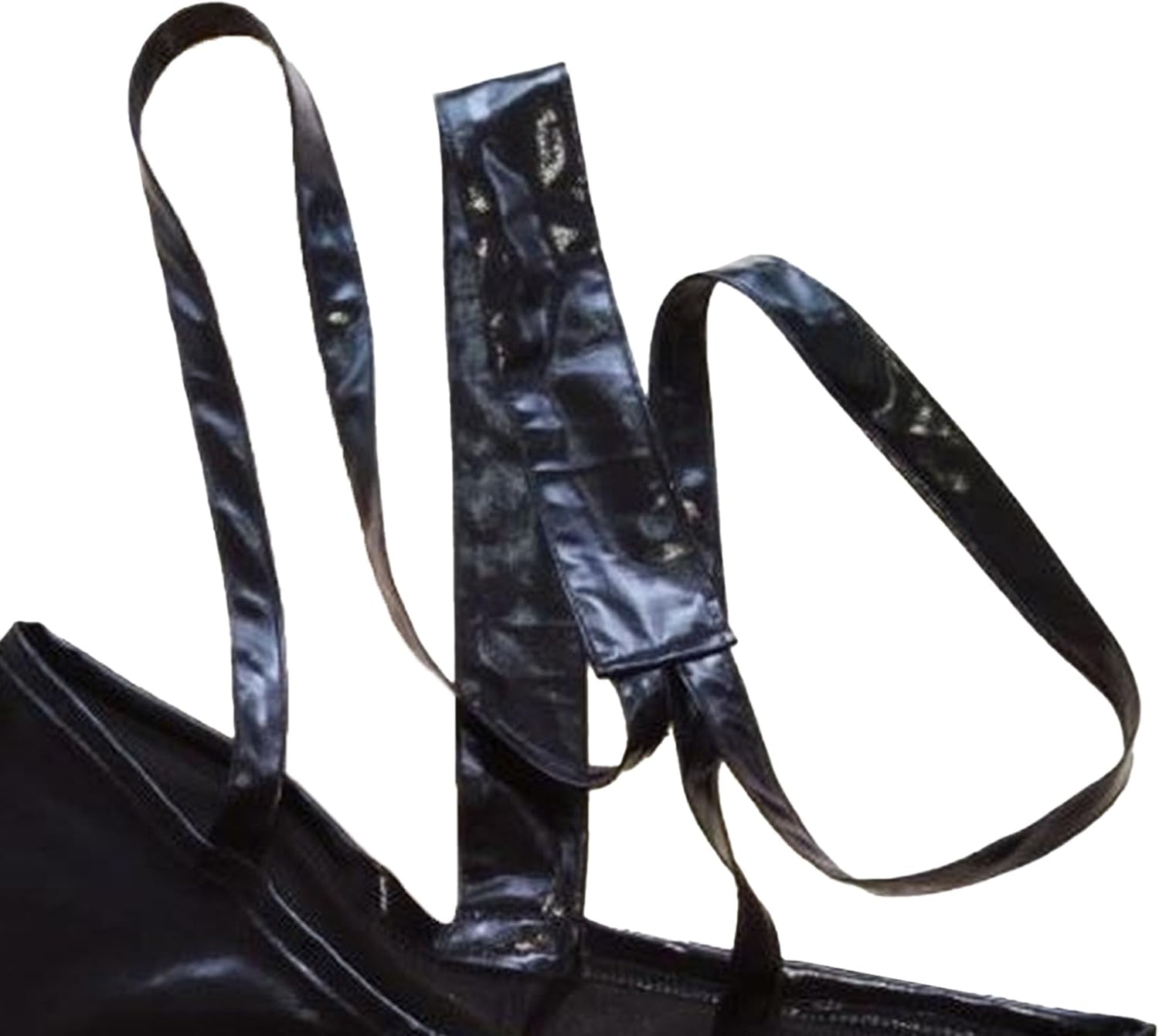 JEsilunmaMY Men's Suspender Leather Underwear Fashion Straps Skinny Boxer Shorts Sexy Lingerie Jockstrap Bodysuit Club