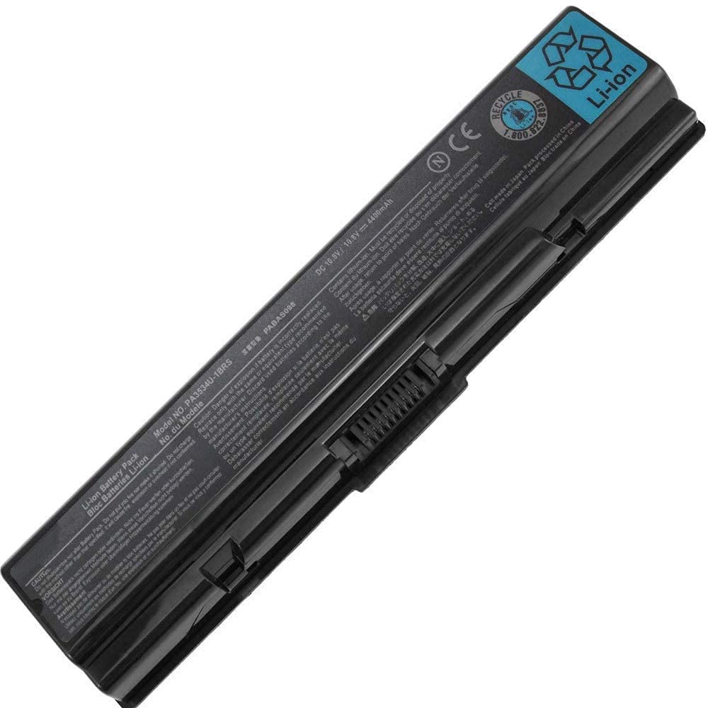 PA3634U-1BRS Battery Laptop Battery Replacement for Toshiba PA3634U-1BAS PA3634U-1BRS PA3635U-1BAM PA3635U-1BRM PA3636U-1BRL PA3638U-1BAP PA3728U-1BRS M300 U400 U500 U405