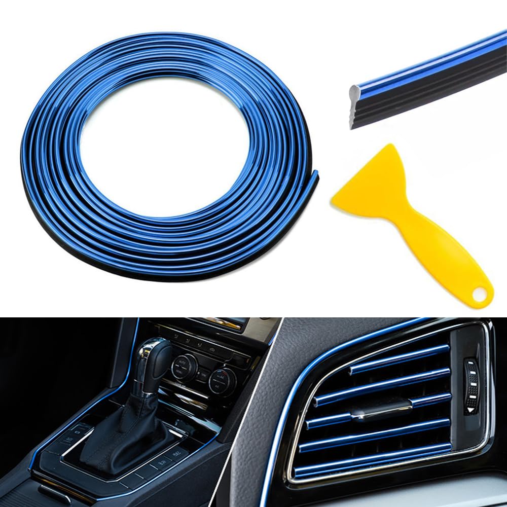 Bande Décorative Chromée Pour Voiture - 10 Mm X 6 M Autocollant Universel Avec Film De Protection Pour Voiture Carrosserie Fenêtre Décoration Extérieure 6 M 10 Mm P 9979