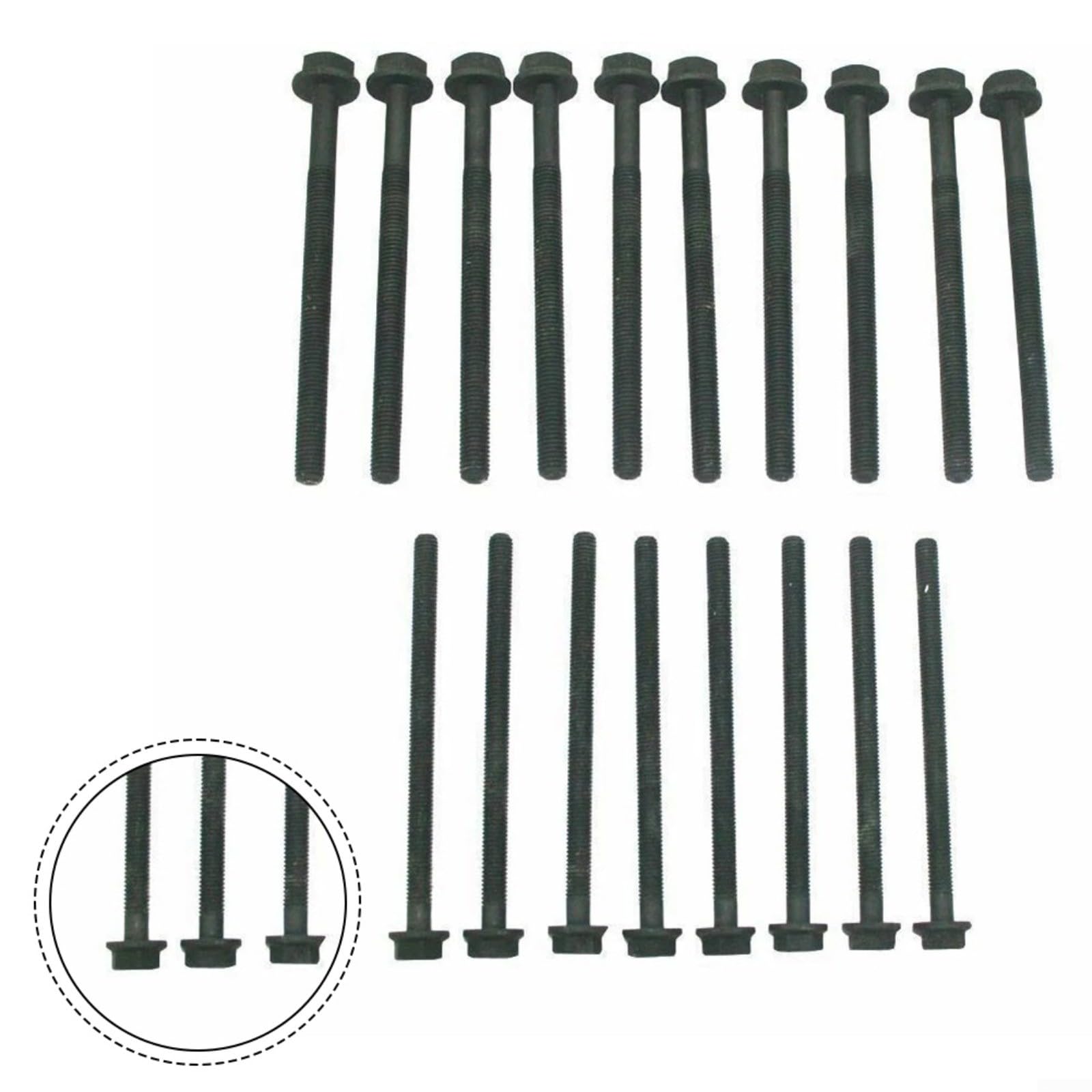 ZiStarlilife 18 bulloni a testa cilindrica per Ford Transit Custom Mk7 Mk8 per RANGER 22 FWD RWD Kit di riparazione motore