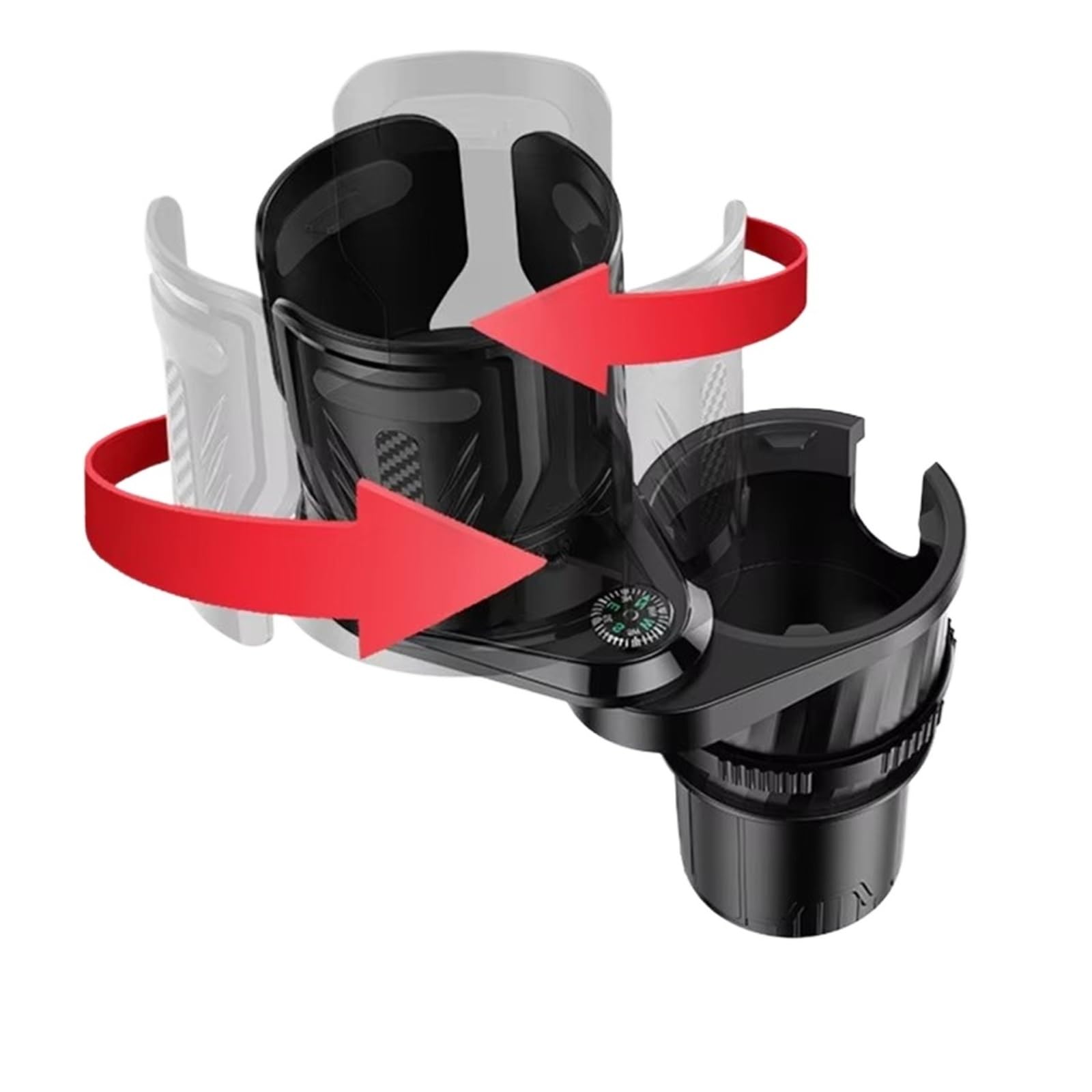Getränkehalter Auto 2 IN 1 Auto Cup Holder Expander Adapter Basis Fahrzeug Trinkflasche Telefon Organizer Für Styling Zubehör