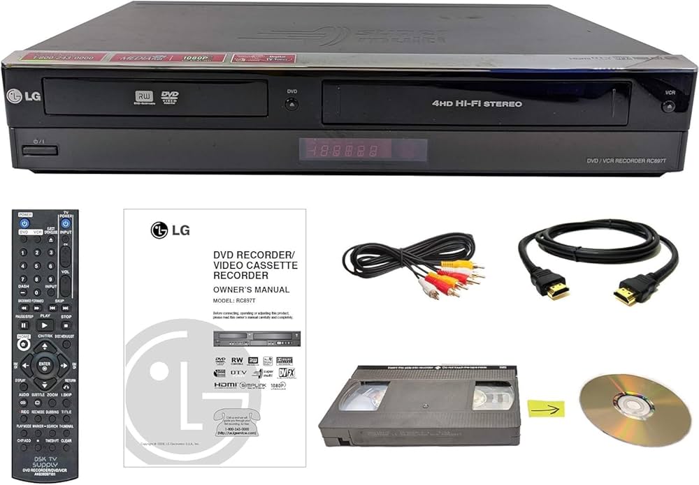 ブルーレイレコーダー HDMI VHS Amazon.com: LG VHS to DVD Recorder VCR Combo w/ Remote, HDMI