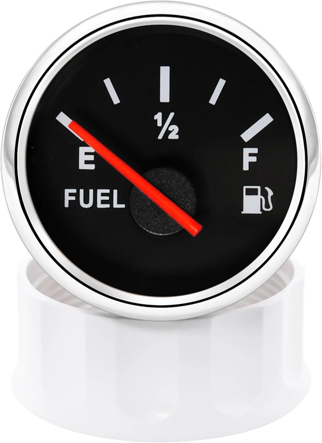 52MM Fuel Level Gauge Red Backlight Pointer Oil Tank Meter Auto Boat Car 12V 24V Used(WS)
