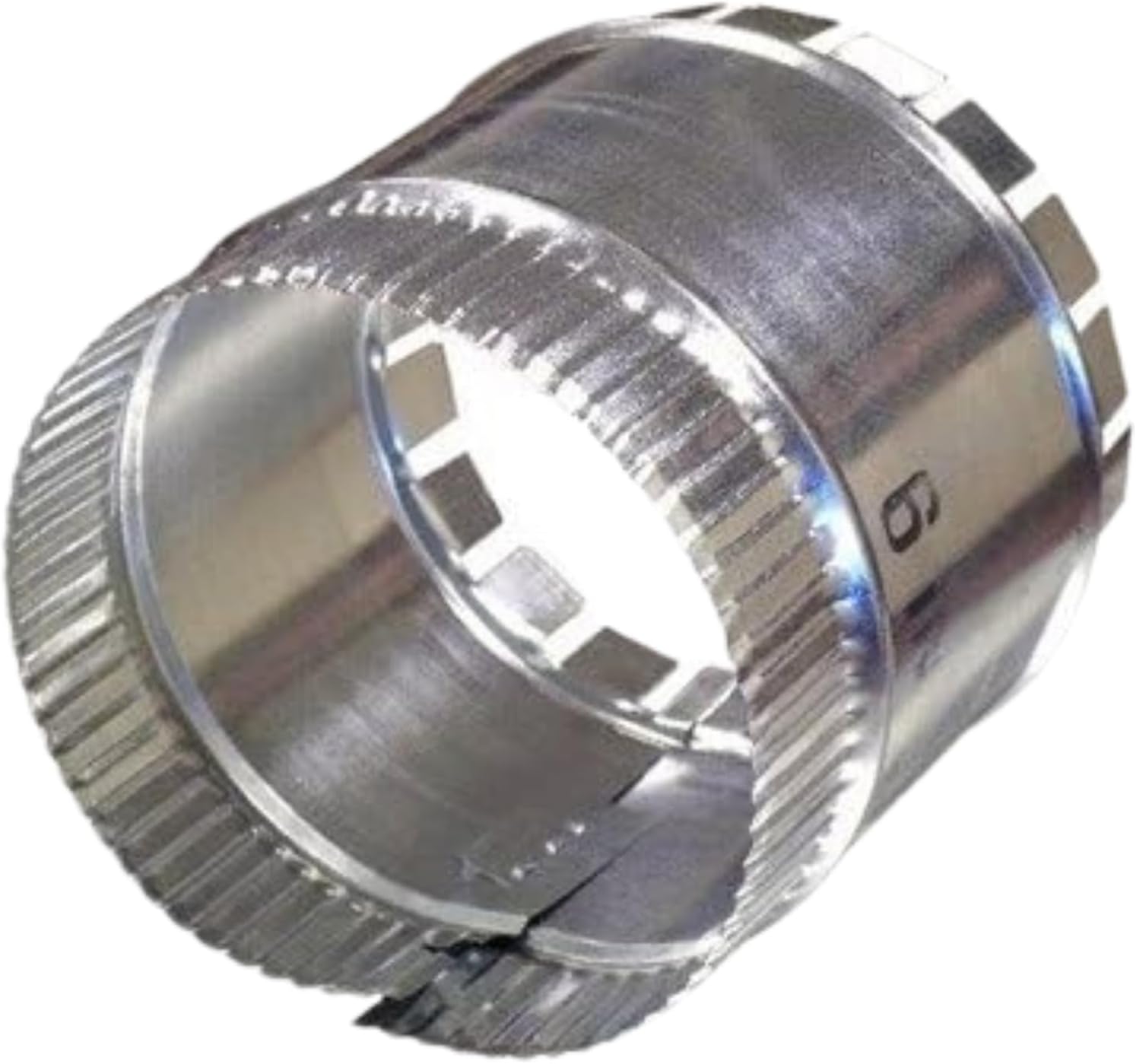 14" Round Snap Durable Galvanized Dovetail Duct Start Collars - Optimal & Economical Solution for Efficient Duct Runs"