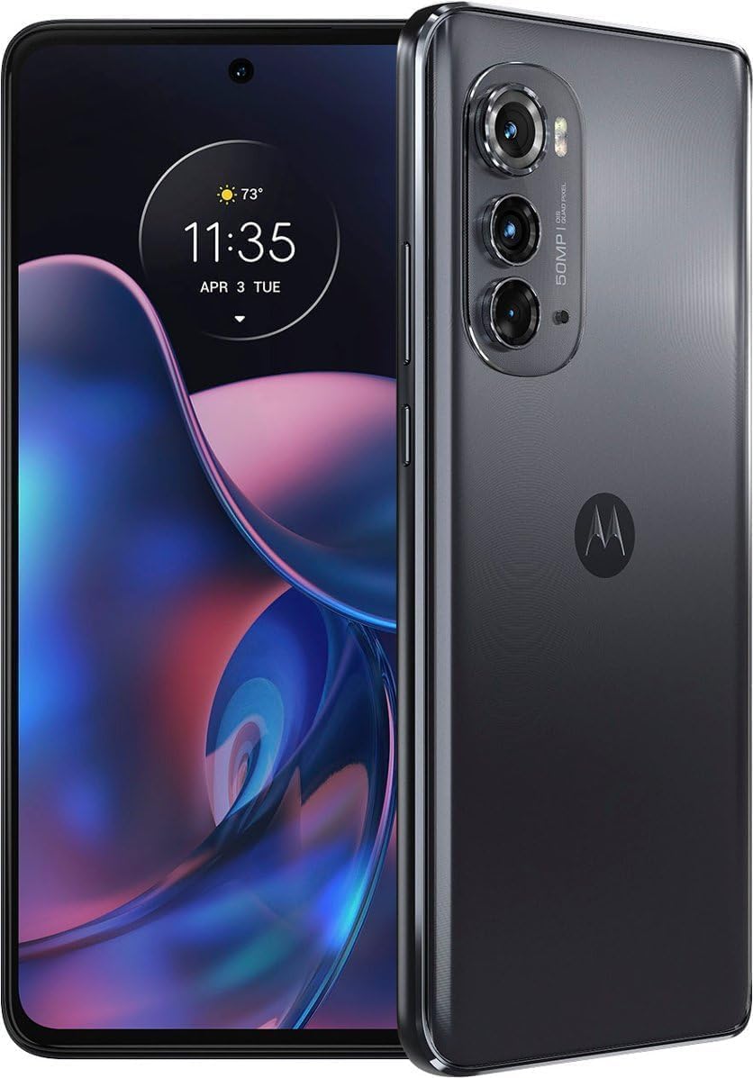 Motorola Moto Edge 2022, 256GB + 8GB RAM, Grey - Locked to Verizon (Renewed)