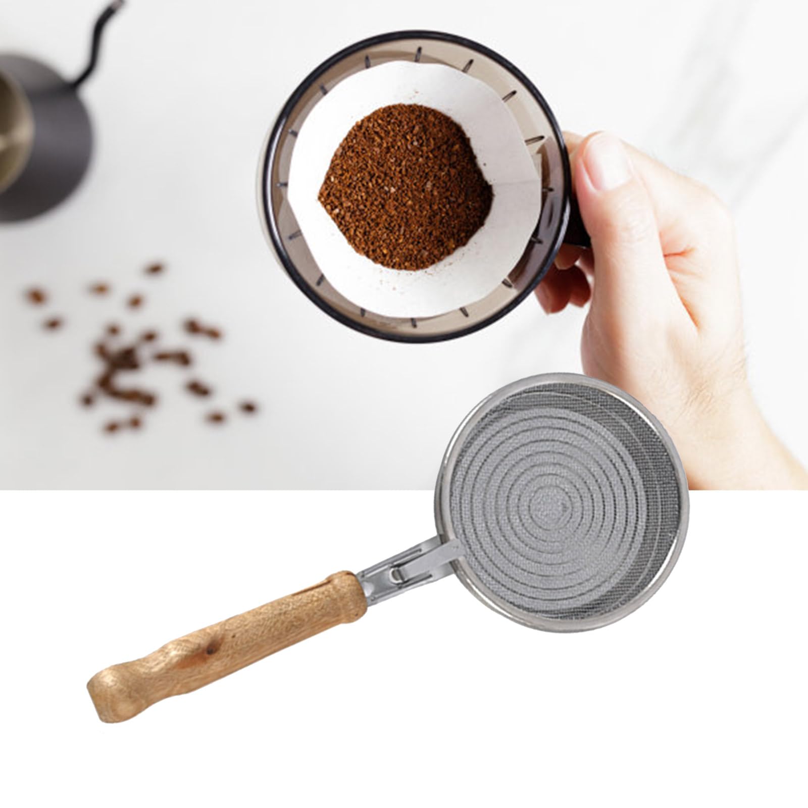 Manueller Kaffeeröster aus Edelstahl, einfach zu bedienen, Bäcker, professionelles Braten für Zuhause