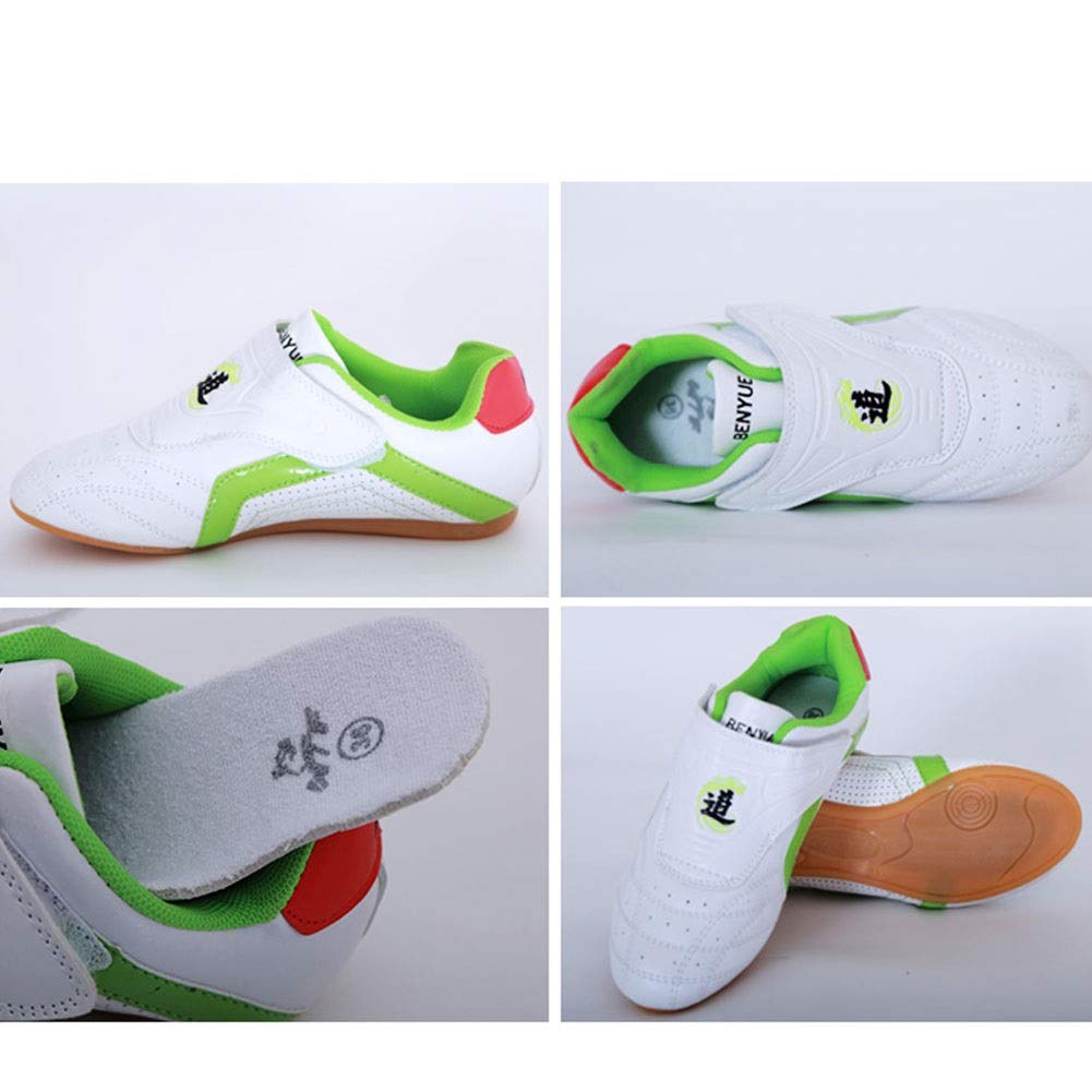 MENG Chaussures Taekwondo Enfant Bleu Taille 39 - Légeres Antidérapantes Arts Martiaux