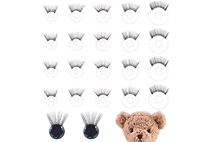 PH PandaHall 2 Pack 10 Pack Safety Doll Eyelashes