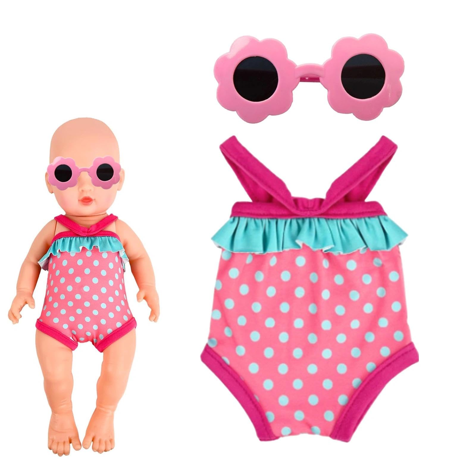 VETEMENT - ACCESSOIRE POUPEE,Pink--Mini lunettes rondes 9cm pour 1-6 blythe et 15cm 20cm pour