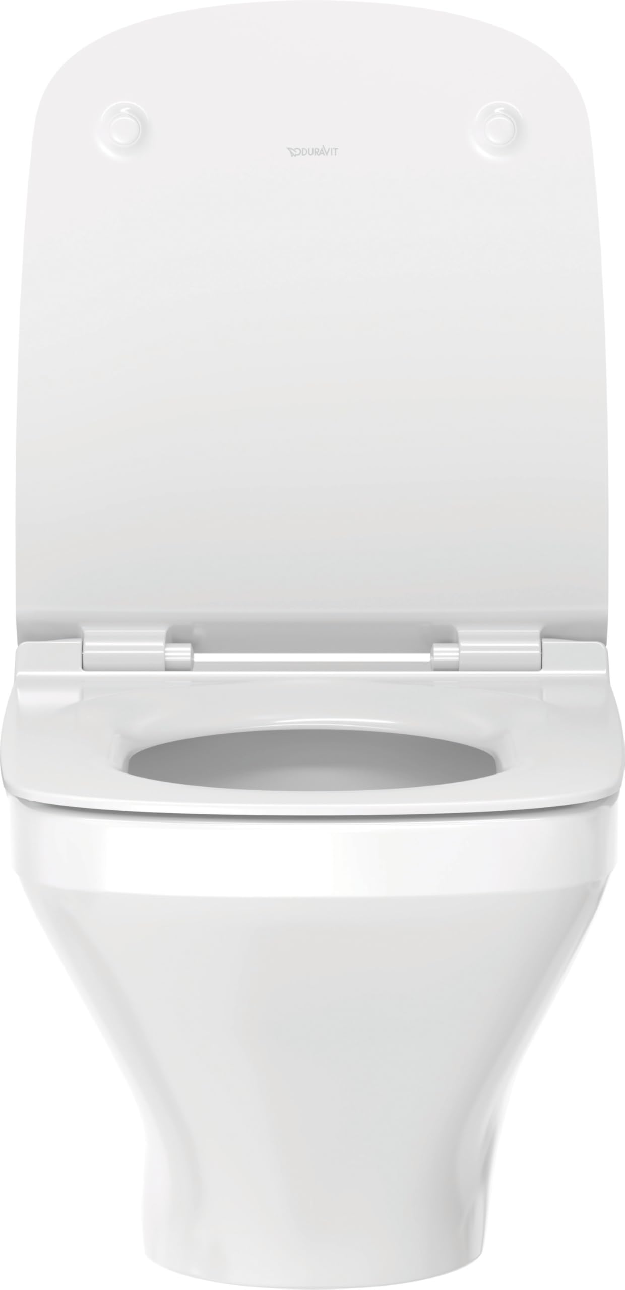 Duravit DuraStyle tapa WC, tapa de wc con mecanismo de cierre suave y lento, asiento de inodoro de urea duroplast, tapadera wc con bisagras de acero inoxidable, tapa de inodoro blanco